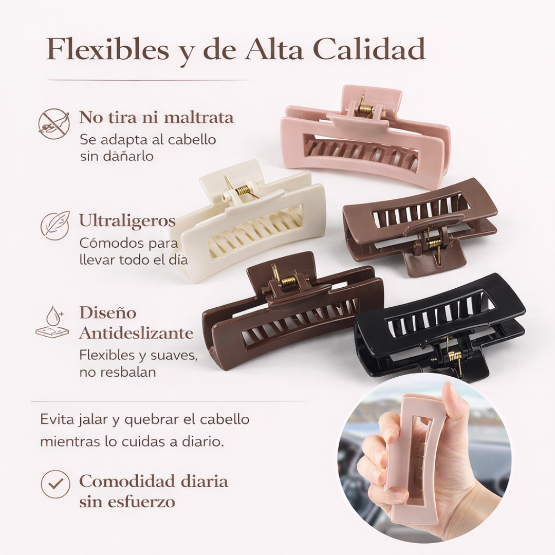 El gancho de cabello flexible para la comodidad de las girlies